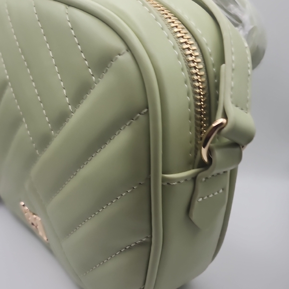 Cavalli Class Mint Quilted Crossbody Bag - Picture 4 of 9
